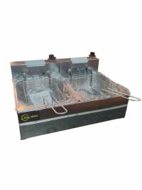 Imagem de FRITADEIRA ELÉTRICA COM 2 CUBAS DE 5 LITROS 220V ITAL INOX